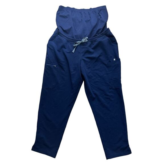 Figs Yola Maternity Scrub Pants in Navy Size XXL - Picture 2 of 11